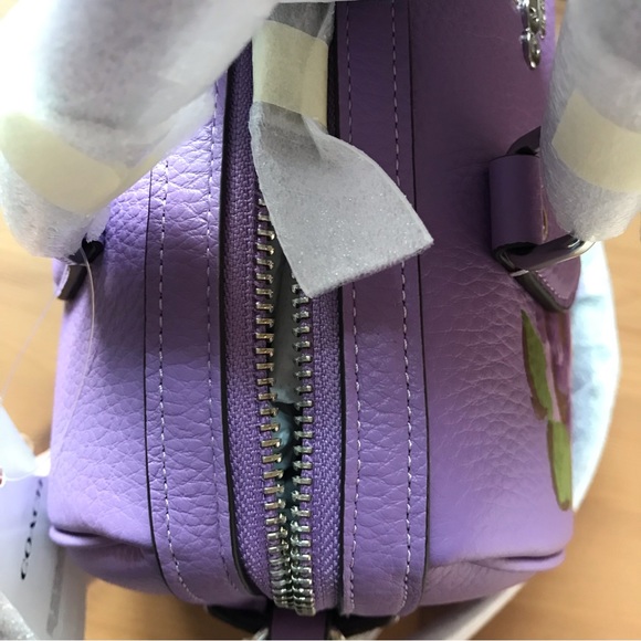 🌸🌿 Coach Rowan Satchel With Rose Print - Picture 9 of 14